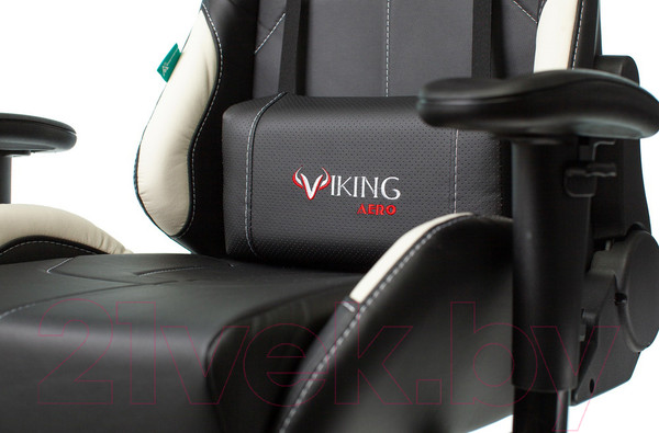 Изображение товара Кресло геймерское Бюрократ Zombie Viking 5 Aero (черный/белый)