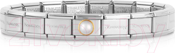 Изображение товара Звено для браслета NominatioN Круг 030503/13 (белый жемчуг)