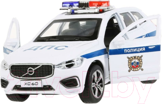 Изображение товара Автомобиль игрушечный Технопарк Volvo XC60 R-Desing Полиция / XC60-12POL-WH