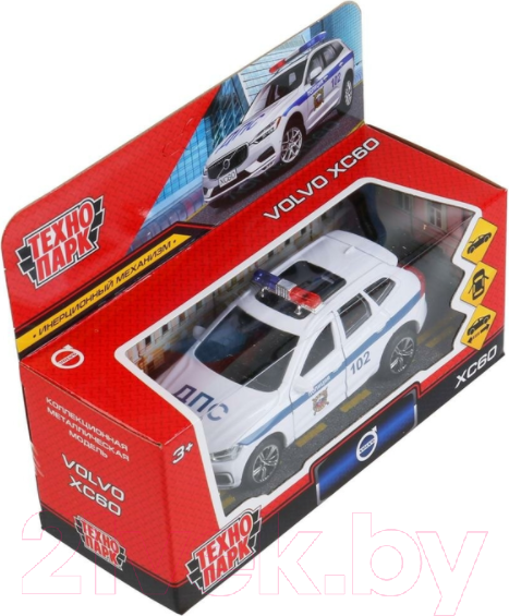 Изображение товара Автомобиль игрушечный Технопарк Volvo XC60 R-Desing Полиция / XC60-12POL-WH