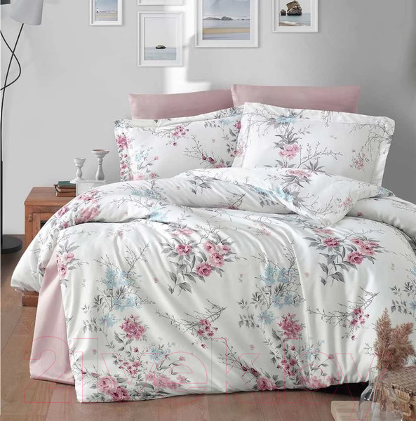 Изображение товара Комплект постельного белья DO&CO Delux Leena / 11479 (пудровый)