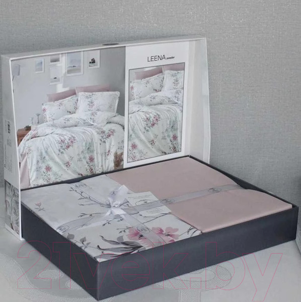 Изображение товара Комплект постельного белья DO&CO Delux Leena / 11479 (пудровый)