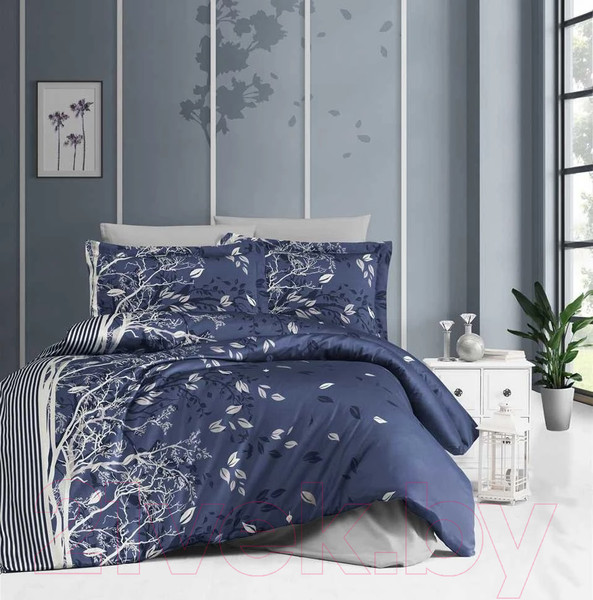 Изображение товара Комплект постельного белья DO&CO Delux Living / 11476 (синий)