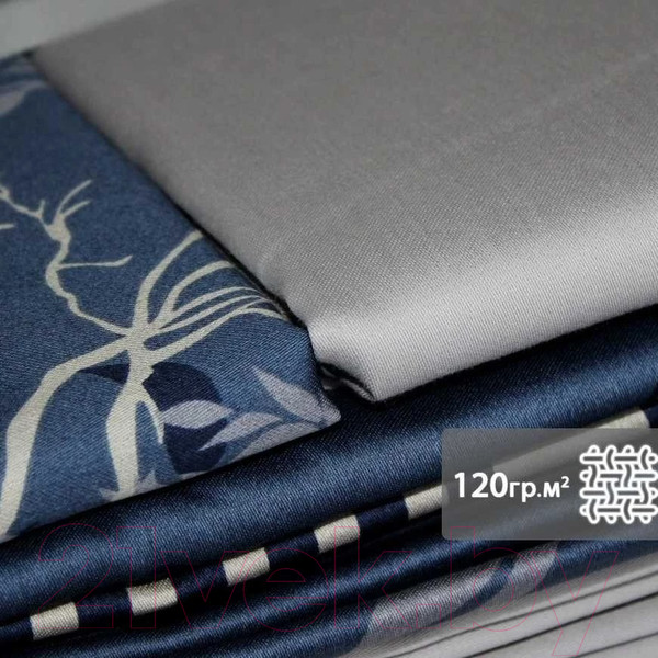 Изображение товара Комплект постельного белья DO&CO Delux Living / 11476 (синий)