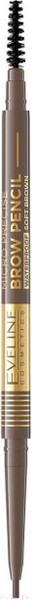 Изображение товара Карандаш для бровей Eveline Cosmetics Micro Precise Brow Pencil Водостойкий №02 Soft Brown 