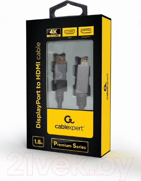 Изображение товара Адаптер Gembird CC-DP-HDMI-4K-6 (1.8м)