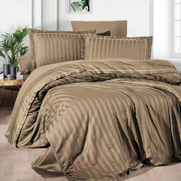 Изображение товара Комплект постельного белья DO&CO Delux Domenica / 11509 (какао)