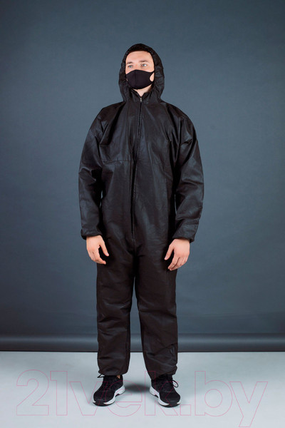 Изображение товара Комбинезон одноразовый Sled 60г/м2 (р-р 52-54, черный)