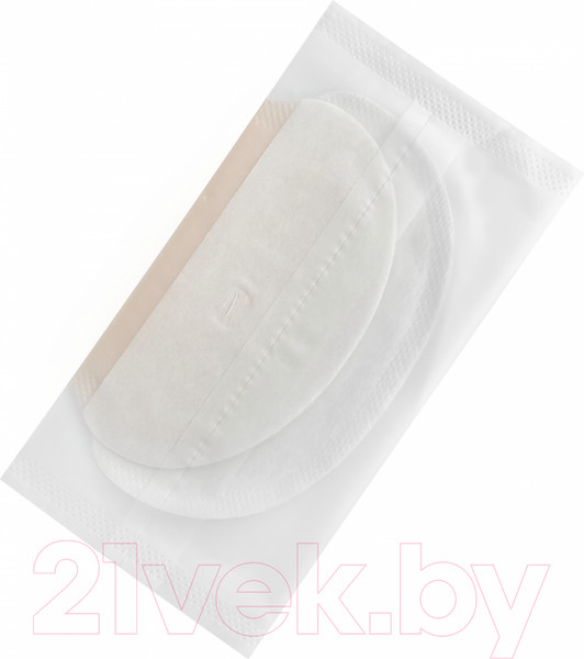 Изображение товара Набор вкладышей от пота Silk Для защиты одежды (10шт, бежевый)