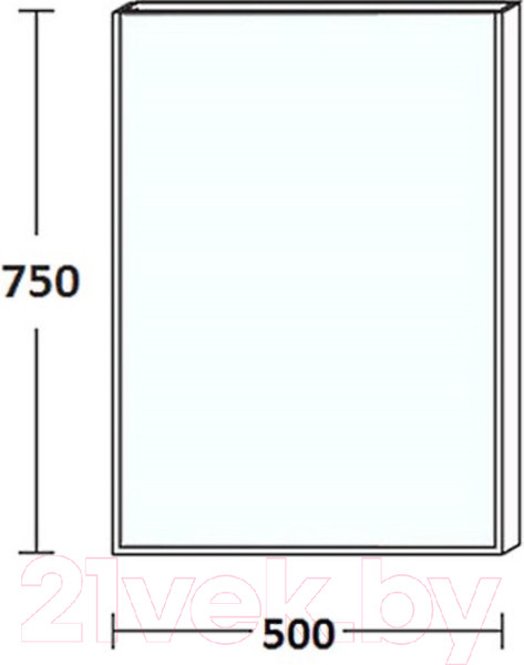 Изображение товара Зеркало De Aqua Сильвер 50 / 261669