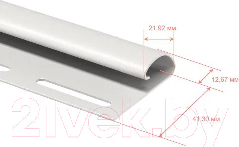 Изображение товара Финишный профиль Технониколь 697200 (3м, пекан)