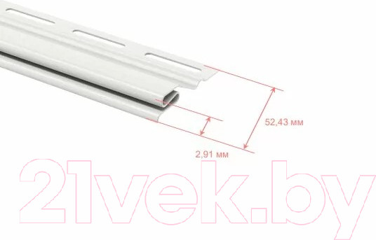 Изображение товара Стартовый профиль Технониколь 041133 (3м, жасмин)