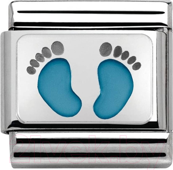 Изображение товара Звено для браслета NominatioN Голубые следы 330208/15