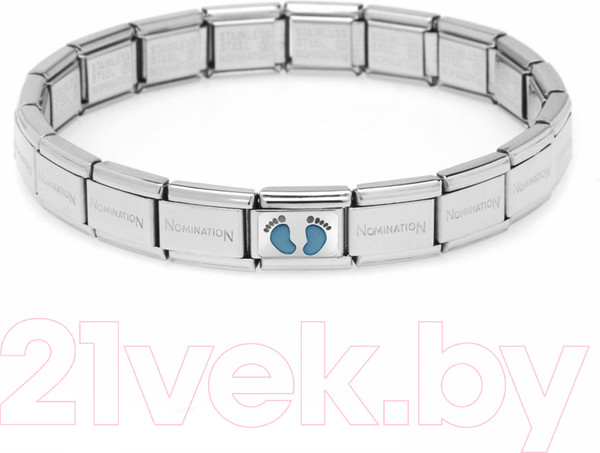 Изображение товара Звено для браслета NominatioN Голубые следы 330208/15