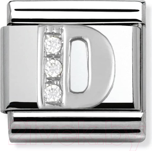 Изображение товара Звено для браслета NominatioN Буква D 330301/04