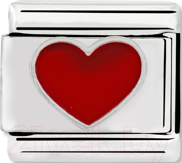 Изображение товара Звено для браслета NominatioN Красное сердце 330202/17