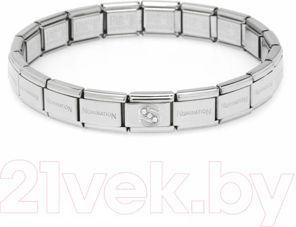 Изображение товара Звено для браслета NominatioN Буква S 330301/19