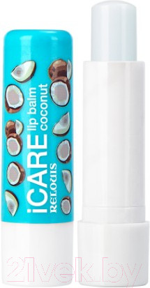 Изображение товара Бальзам для губ Relouis iCARE Lip Balm Coconut (4.4г)