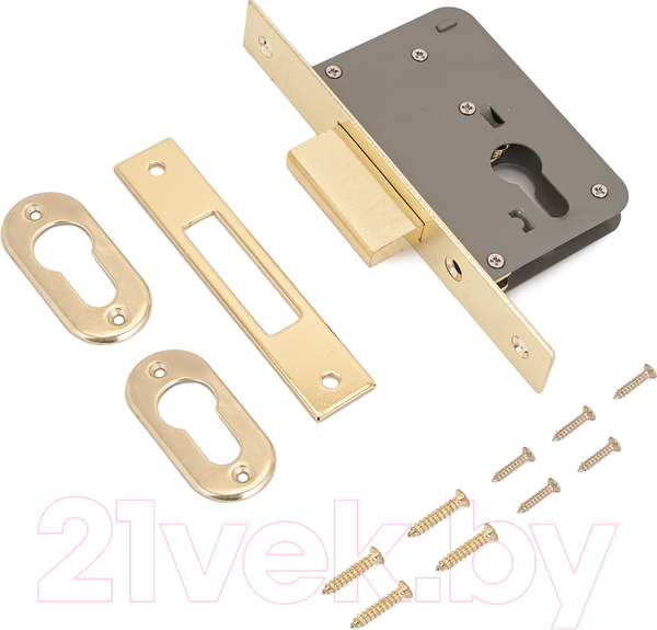 Изображение товара Замок врезной Аллюр 6040 РВ (золото)