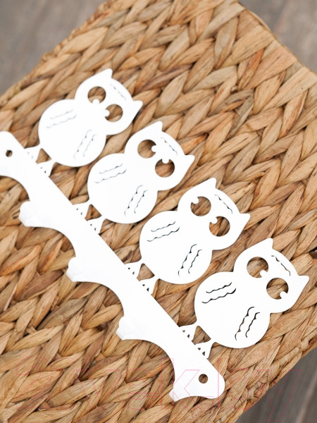 Изображение товара Ключница настенная KN Совы (белый)