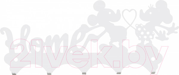 Изображение товара Ключница настенная KN Мышки (белый)