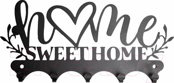 Изображение товара Ключница настенная KN Sweet Home (черный)