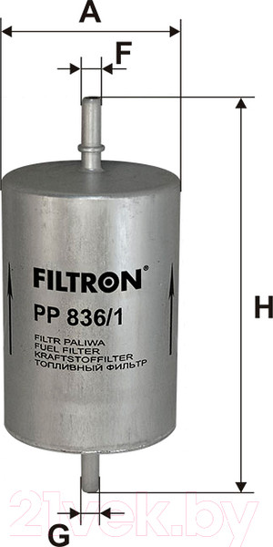 Изображение товара Топливный фильтр Filtron PP836/1