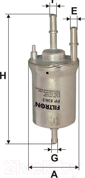 Изображение товара Топливный фильтр Filtron PP836/2
