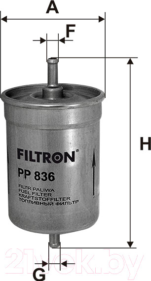 Изображение товара Топливный фильтр Filtron PP836