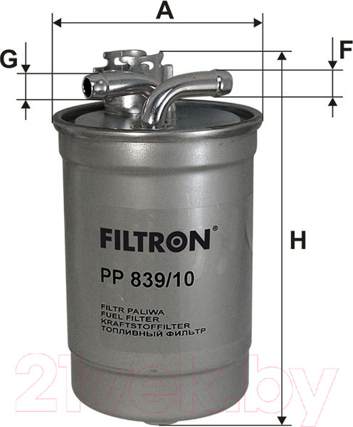 Изображение товара Топливный фильтр Filtron PP839/10