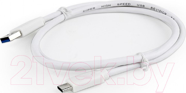 Изображение товара Кабель Cablexpert CCP-USB3-AMCM-1M-W