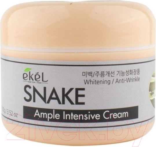 Изображение товара Крем для лица Ekel Интенсивный ампульный с экстрактом змеиного яда (100мл)