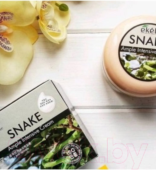 Изображение товара Крем для лица Ekel Интенсивный ампульный с экстрактом змеиного яда (100мл)