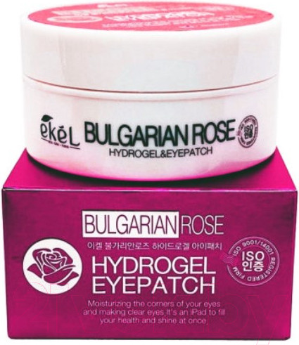 Изображение товара Патчи под глаза Ekel Гидрогелевые с экстрактом розы (60шт)