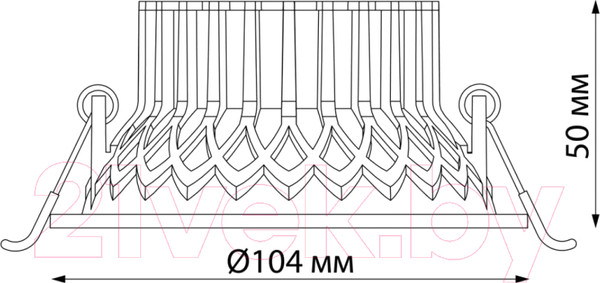 Изображение товара Точечный светильник Novotech Bind 358790 (белый)