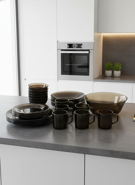 Изображение товара Набор столовой посуды Luminarc Ambiante L5177 (дымчатый)