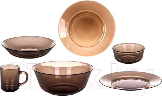 Изображение товара Набор столовой посуды Luminarc Ambiante L5177 (дымчатый)