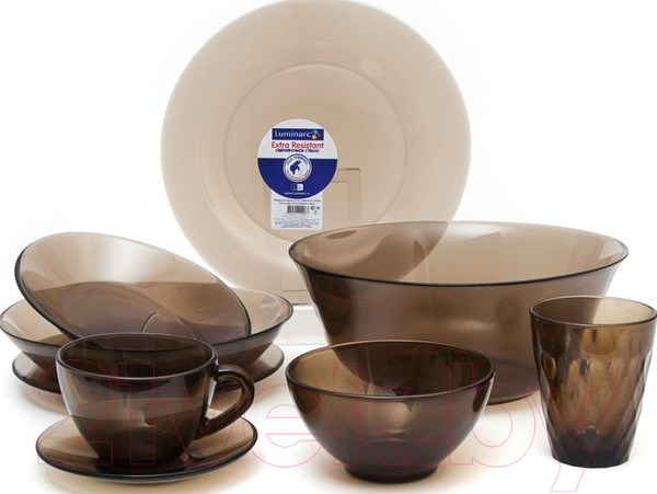 Изображение товара Набор столовой посуды Luminarc Ambiante L5181 (дымчатый)