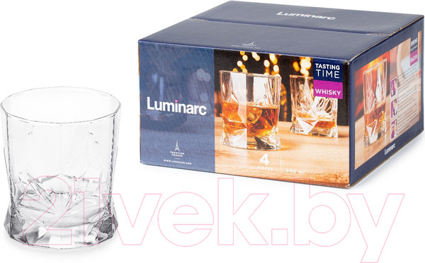 Изображение товара Набор стаканов Luminarc Время дегустаций виски рош Q4022 (4шт)