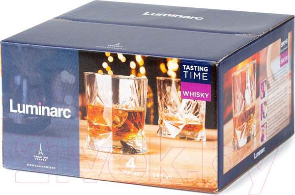 Изображение товара Набор стаканов Luminarc Время дегустаций виски рош Q4022 (4шт)