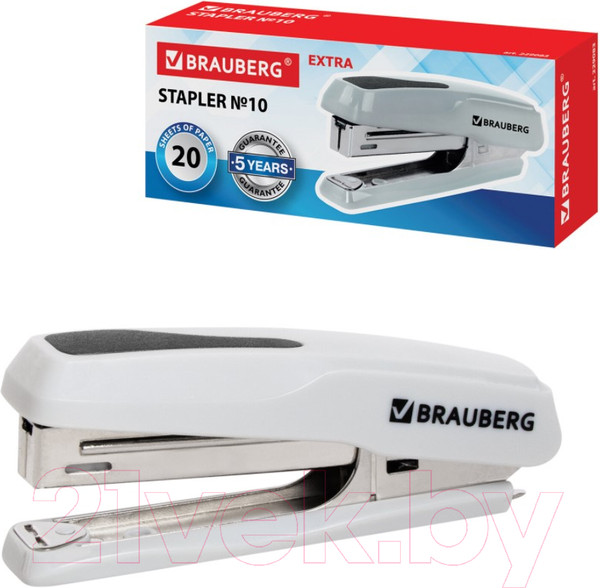 Изображение товара Степлер Brauberg Extra / 229083 (серый)