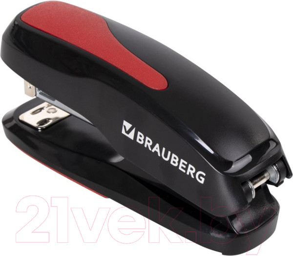 Изображение товара Степлер Brauberg Extra / 229085 (черно-красный)