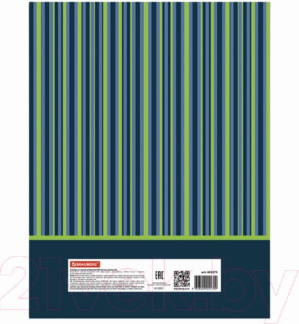 Изображение товара Тетрадь Brauberg Полосы / 403273 (100л)
