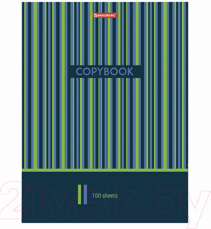Изображение товара Тетрадь Brauberg Полосы / 403273 (100л)