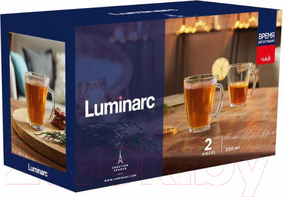 Изображение товара Набор кружек Luminarc Время дегустаций. Чай Q2842 (2шт)