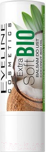 Изображение товара Бальзам для губ Eveline Cosmetics Extra Soft Bio Coconut (12мл)