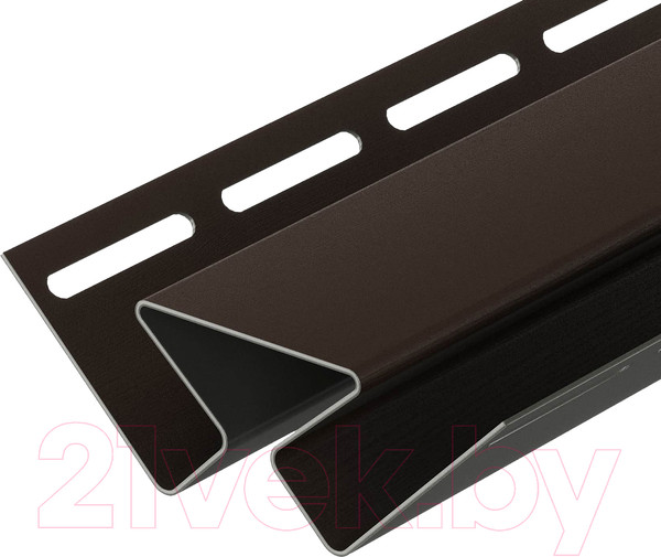 Изображение товара Угол для сайдинга Docke Premium Внутренний (шоколад)