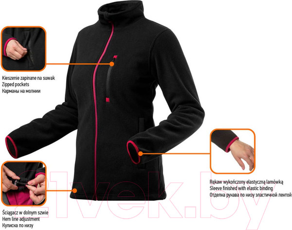 Изображение товара Кофта рабочая Neo Tools 80-501-M Женская (светло-серый)