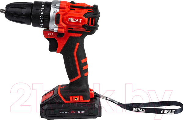 Изображение товара Аккумуляторная дрель-шуруповерт Brait BCD20SSBL