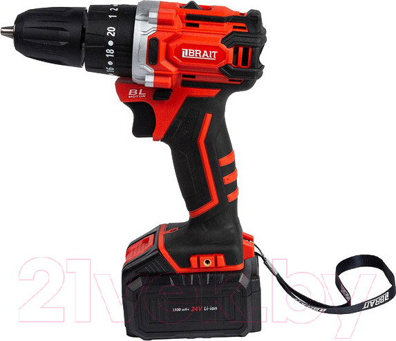 Изображение товара Аккумуляторная дрель-шуруповерт Brait BCD24SSBL